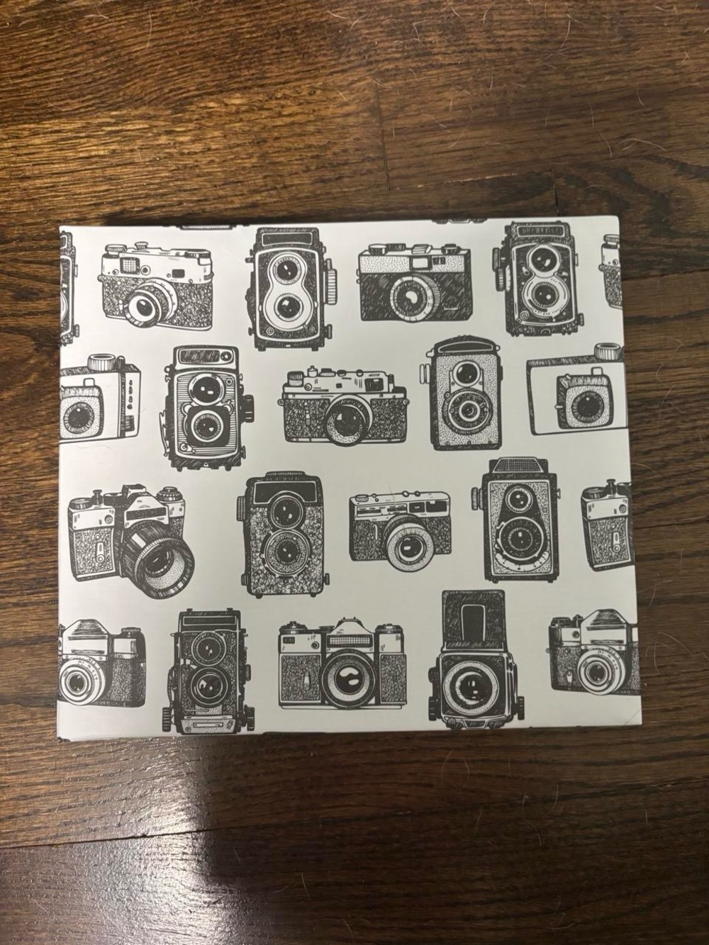 Black & White Camera Pattern photo album